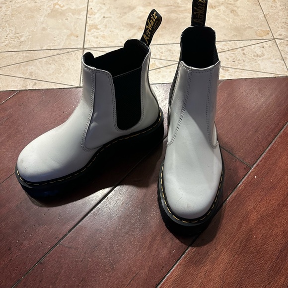 White Chelsea Dr. Martens size 7